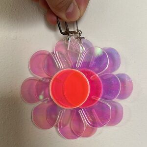 Neon Flower Power Earrings